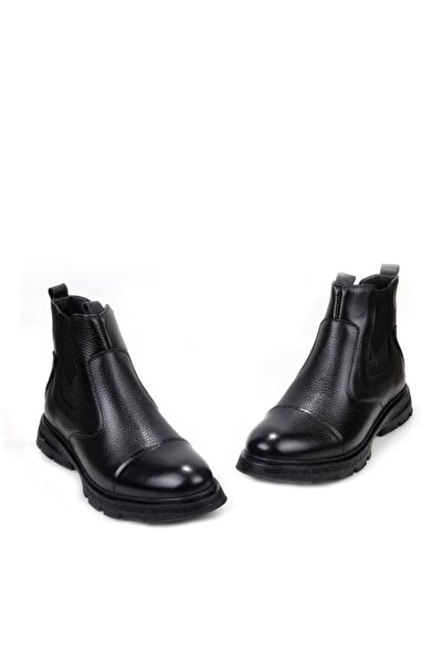 Papuçcity Bzky 2311 Чоловічі гумові підошви Термоботи з натуральної шкіри