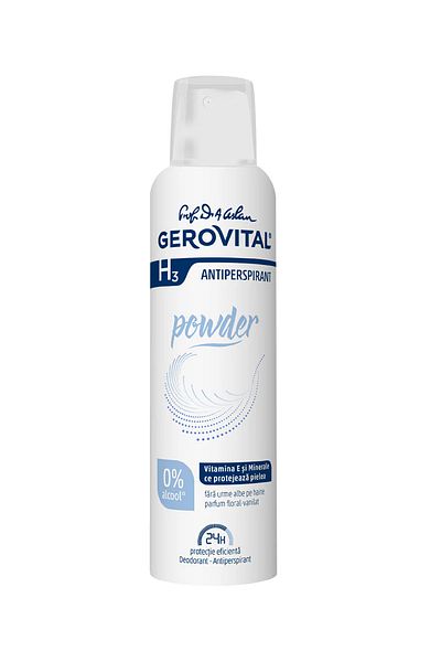 GEROVITAL H3 DEO ANTIPERSPIRANT POWDER 150ml