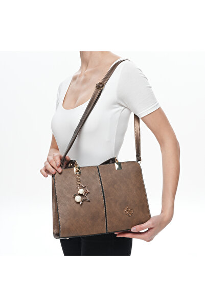 Sargınlar حقيبة كتف وذراع مكونة من خمس حجرات مع حزام طويل قابل للتعديل من جلد...