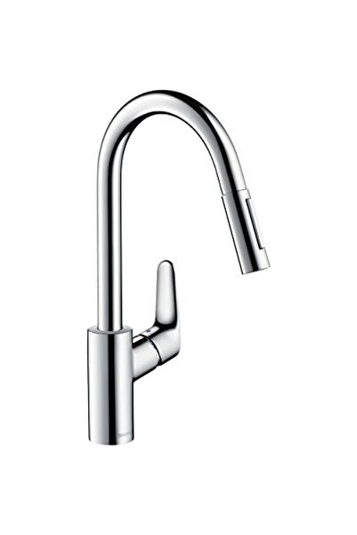 Hansgrohe Focus E2 240 Pull-Out Tek Kollu Evye Bataryası