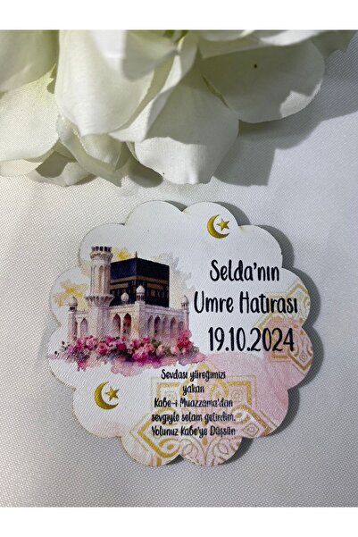 DTS Atölye Magnet, Ahşap Magnet Umre Hediyeliği (50 Adet)
