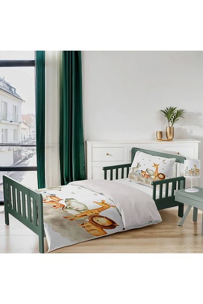 Bebaks Safari Patterned Duvet Cover for Kids