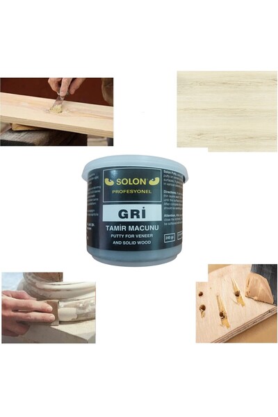 solon Çok Amaçlı Ahşap Parke Masa Sehpa Çizik Çok Amaçlı Tamir Dolgu Macunu G...