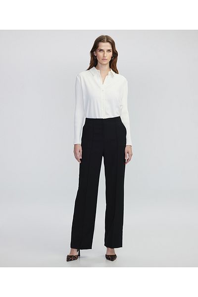 İpekyol Ribbed Stitching Wide Leg Fit Pants