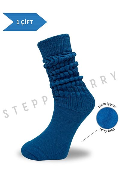 STEPPE BERRY Нови дебели празнични сини клинове