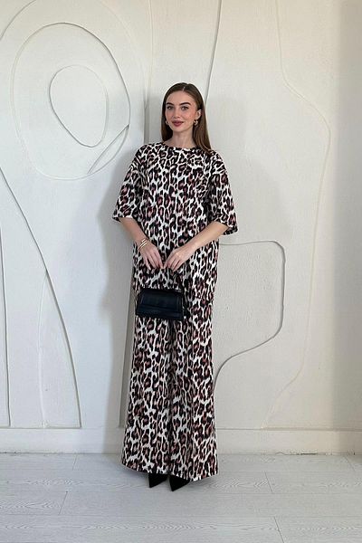 Elbee Fashion Woman طقم تي شيرت وبنطلون