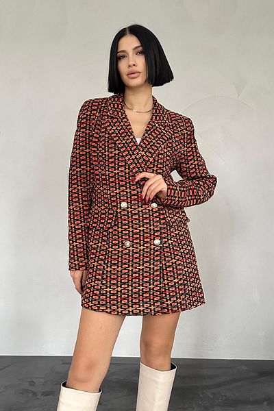 Elbee Fashion Woman Jachetă din tweed