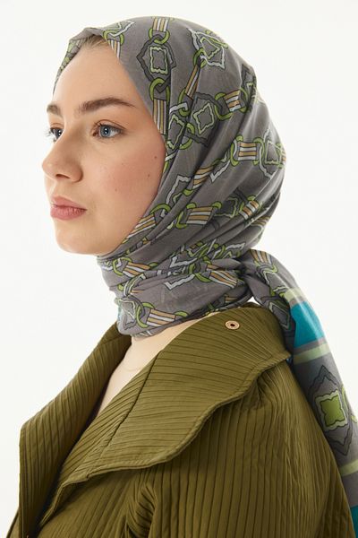 SOFT AKSESUAR Chain Patterned Shawl - Timeless