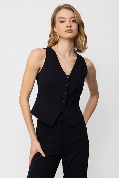 Ekol V-Neck Buttoned Vest