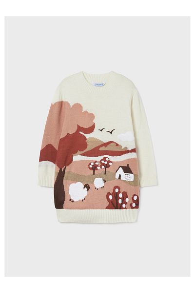 MAYORAL Girl's Patterned Sweater 4945