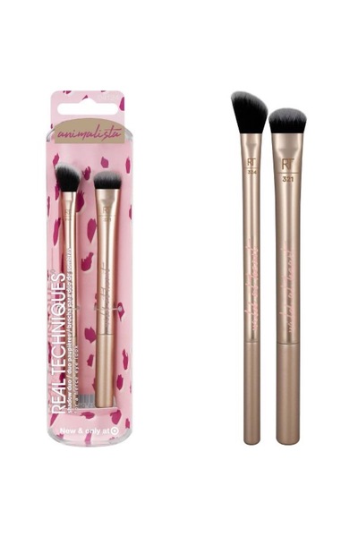 Real Techniques Set Duo, Real Techniques, Animalista Duo, Powder Brush, 2 pcs