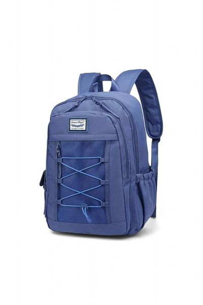 SMART BAGS Rucsac unisex albastru jeans Smb 3238
