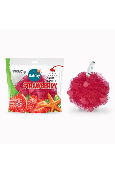 ROSSMANN Strawberry Soap Bath Loofah