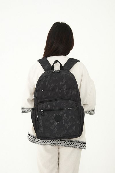 Lifonbag Unisex Αδιάβροχο Crinkle Υφασμάτινο Σχολικό και Ταξιδιωτικό Σακίδιο Πολλαπλών Διαμερισμάτων Laptop