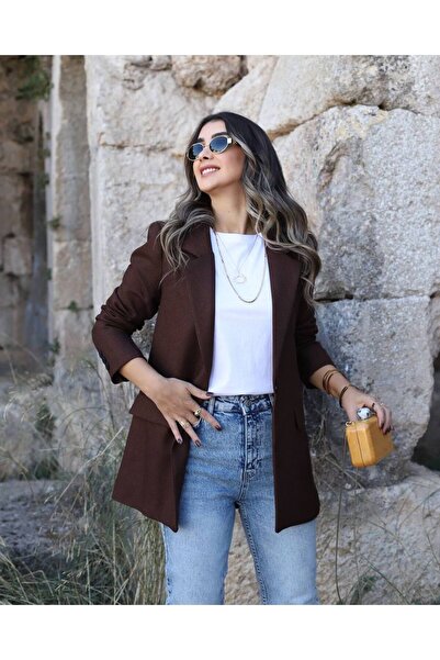 LOKADI Γυναικείο σακάκι με μονό κουμπί