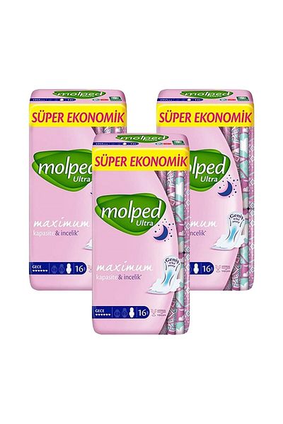 Molped Ultra Super Economical 16 Night X 3 Pieces