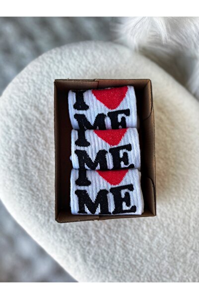 MEKİK BUTİK 3 пари шкарпеток Love Me - унісекс