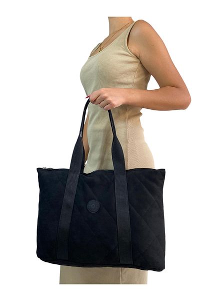 Gloria Addase Women's Quilted Pattern Puff Shoulder Bag