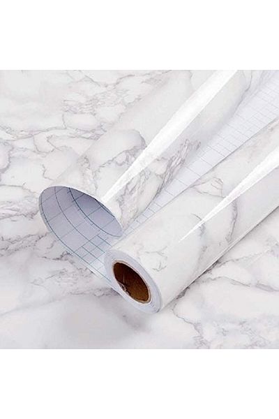 naque Marble Pattern Waterproof Foil Sticker - Adhesive Table Counter Wallpaper