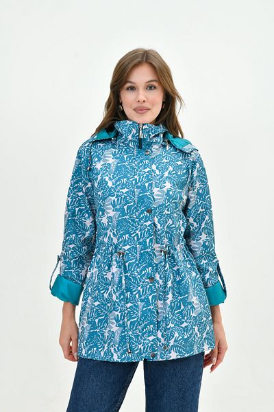 Butik Palton de sezon de marime mare, impermeabil, imprimat digital, trenci