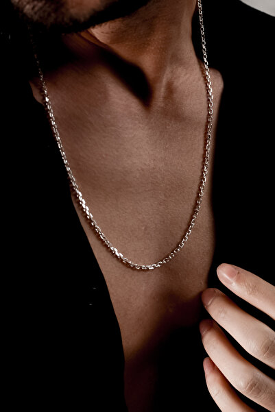Ricco Jewellery 925 Ayar Gümüş Old Money Forse Zincir • Made In Italy