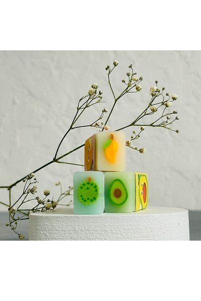 NaSaDAN Σετ γόμας 3D Forest Fruits 3 τμχ