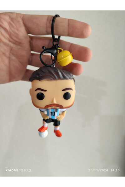 oyuncakçı savaş & europe shop Futbolcu Messi Efsane barcelona funko pop Figür Anahtarlık Büyük Boy 10 cm