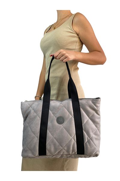 Gloria Addase Women's Quilted Pattern Puff Shoulder Bag