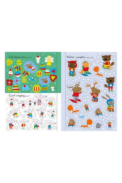 Usborne Christmas Little First Stickers Set