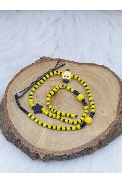 HAPPY HANDMADE 30cm Brushpin Buckle - Sheet Metal Beaded / Hair Earring / Hair Accessory / Gift / Buckle - Pear Figured