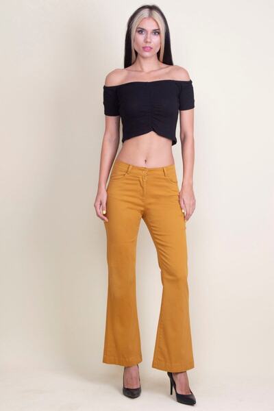 BYŞANS Cotton Fabric Lycra Trousers 26a17898