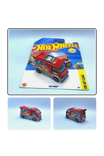 HOT WHEELS 1/64 Ölçek 2025 Case Özel Kei Swap Panelvan
