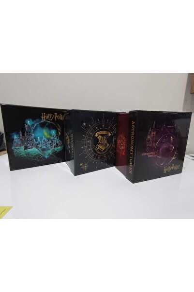 Harry Potter Gifi Harry Potter 3'lü Takım Kare Kutu