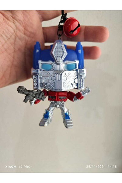 oyuncakçı savaş & europe shop Optimus Transformers Bumblebee Oyuncak Robot funko pop Figür Anahtarlık Büyük Boy 10 cm