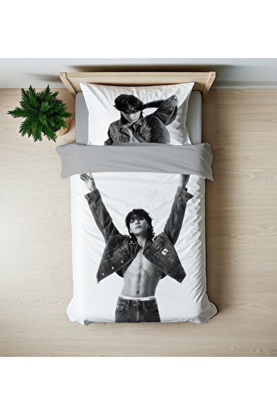 hediyechy Комплект за единично легло BTS Jungkook, отпечатан на 3D принтер - ...