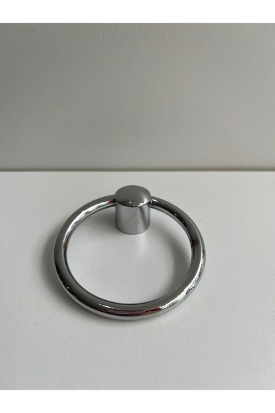 Erdem Gümüş Yuvarlak Model Dolap Kulpu