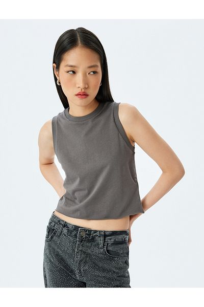 Koton Basic Crew Neck Sleeveless Women's Tank Top