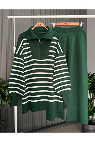 ykc fashıon بدلة علوية نسائية بسحاب سفلي