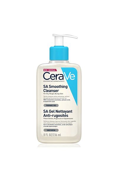 CeraVe - SA Smoothing Cleanser - Dry Rough Skin - 236 Ml