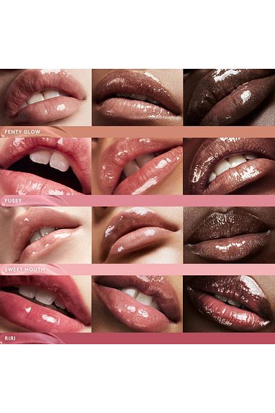 FENTY BEAUTY Mini Gloss Bomb Universal Lip Luminizer - Shea Butter Lip Glaze -Riri