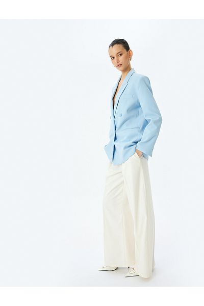 Koton Dvouřadá oversize blazer bunda