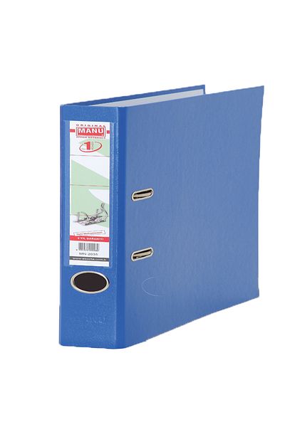 MANU Blue Large Plastic Office Folder - 2030