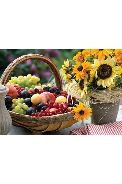 Ks Puzzle 11227 Fruit And Sunflower 1000 Piece Puzzle -