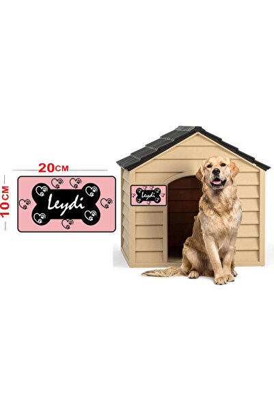 sıradışıhediyem (sadece Isimlik ) Metal Köpek Kulübesi Isimlik, Köpek Kulübe Isim