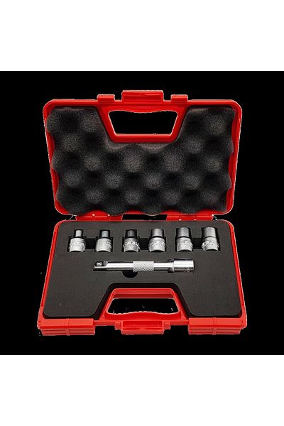 İzeltaş Izeltaş 1113 00 6007 - 1/2 بوصة ستار توركس® طقم مفتاح ربط 7 قطع