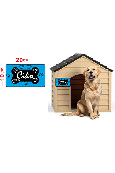 sıradışıhediyem (sadece Isimlik ) Metal Köpek Kulübesi Isimlik, Köpek Kulübe Isim