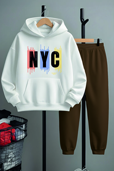 MYADA Premium šarena NIC štampana gornja i donja trenerka KSNUMKS