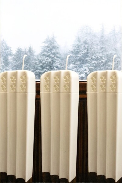 BYENS 3 Pieces Heating Water Bowl Honeycomb Water Bowl Ambient Room Humidifier Air Humidifier