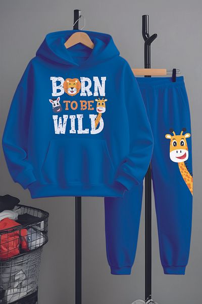 MYADA Premium Born to Be Wild - Graffiti Printed Tracksuit Set 23301