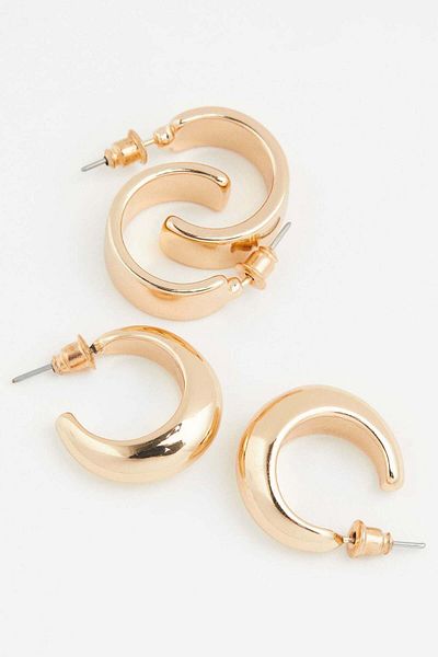 H&M 2 pairs hoop earrings